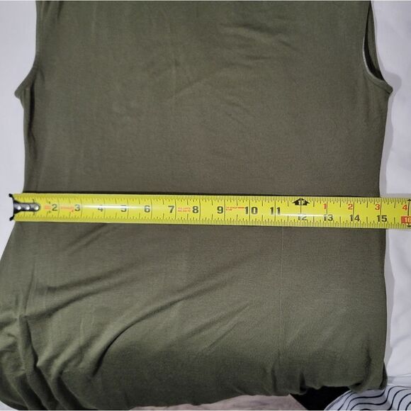 West kei slit midi dress Green Sz Small Suede - Picture 8 of 11